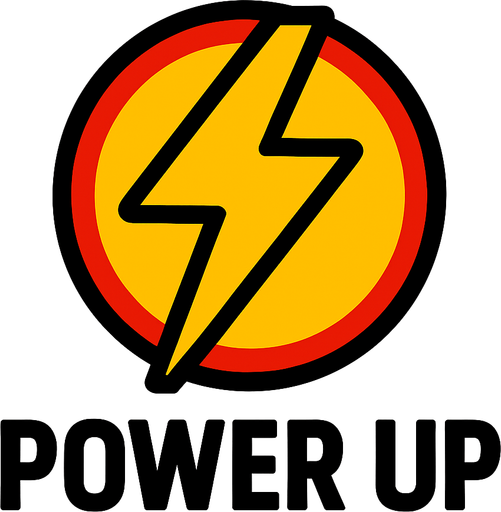 power up.
In-Game asset.  2d.  High contrast.  No shadows