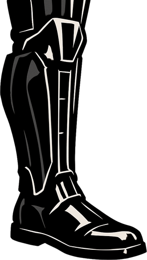 Darth Vader Leg.
In-Game asset.  2d.  High contrast.  No shadows