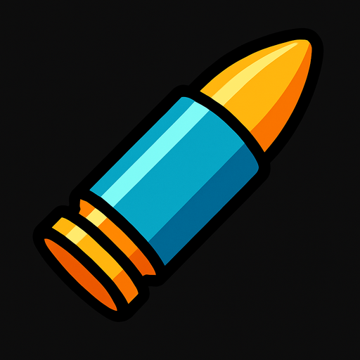 Mermi.
In-Game asset.  2d.  High contrast.  No shadows