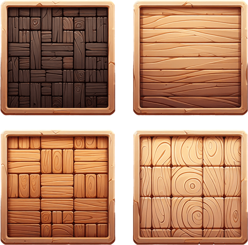 Wood textures packs, square
Single Game Texture.  In-Game asset.  2d.  Blank background.  High contrast.  No shadows