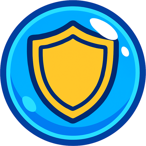 shield buble.
In-Game asset.  2d.  High contrast.  No shadows