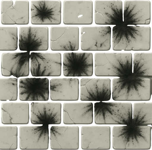 Agrega manchas de explosiones.