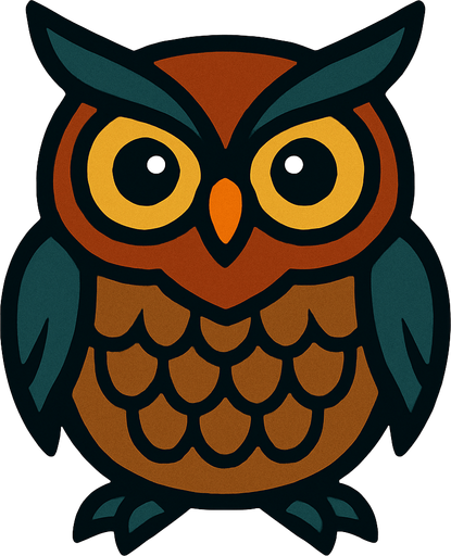Owl.
In-Game asset.  2d.  High contrast.  No shadows