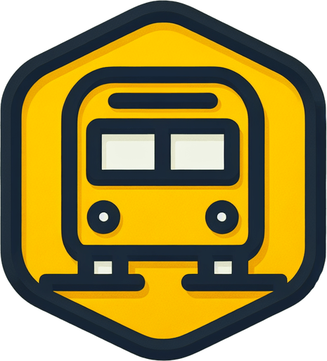 yellow bus stop symbol svg Single Game Texture. In-Game asset. 2d. No shadows. flat. detailed