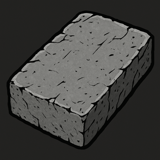 gray cement.
In-Game asset.  2d.  High contrast.  No shadows