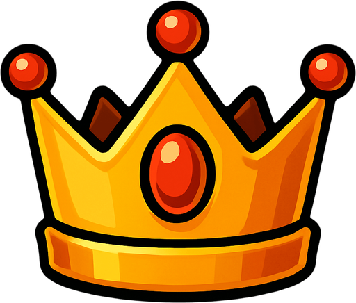 crown.
In-Game asset.  2d.  High contrast.  No shadows
