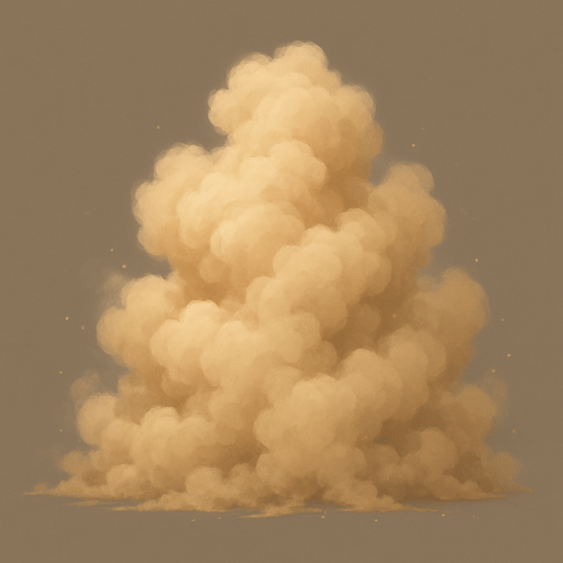 Polvo de construcción denso.
In-Game asset.  No shadows