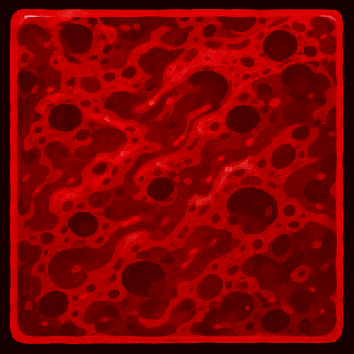 red blood texture, square bar.
In-Game asset.  2d.  High contrast.  No shadows
