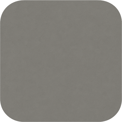 Cuadrado gris con lados circulares