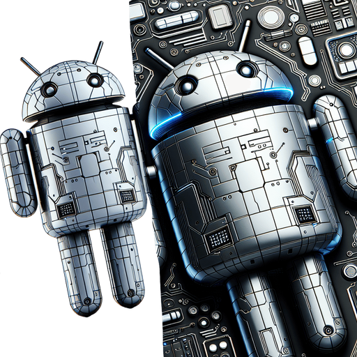 android.
Single Game Texture. In-Game asset. 2d. Blank background. High contrast. No shadows.