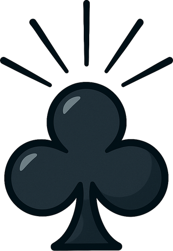 Just the club from this picture with a **Fan/Spray Symbol** - Three or more lines radiating outward from a central point