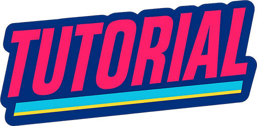 An SVG that says ‘Tutorial’