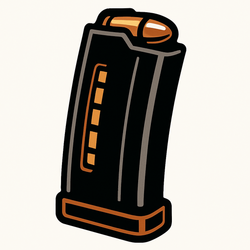 Şarjör.
In-Game asset.  2d.  High contrast.  No shadows