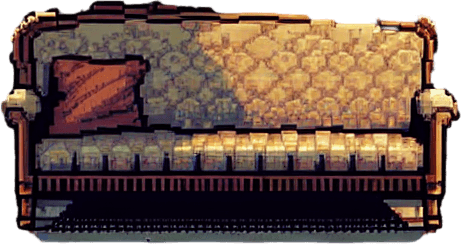 The wallpaper of a Victorian home. Muted pattern, old and vintage, Edwardian style pixel art. Pixel art gas lamps in a dark room.
Single Game Texture. In-Game asset. 2d. Blank background. High contrast. No shadows.