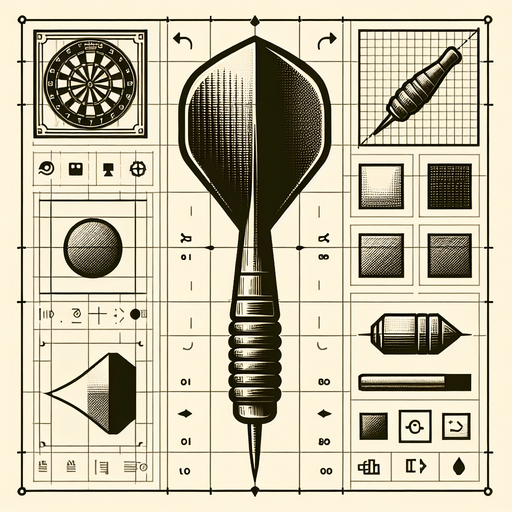 Dart seen from the side.
Single Game Texture.  In-Game asset.  2d.  Blank background.  High contrast.  No shadows
