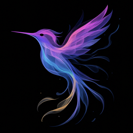 ephemeralHummingbird.
In-Game asset.  2d.  High contrast.  No shadows