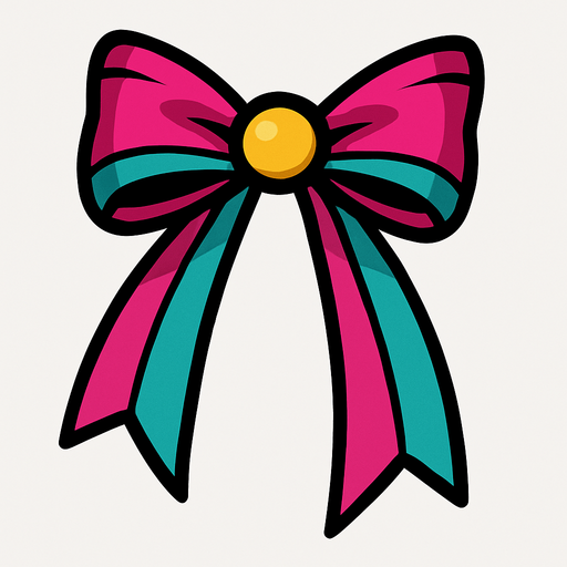 Bow.
In-Game asset.  2d.  High contrast.  No shadows that you can wear for girls