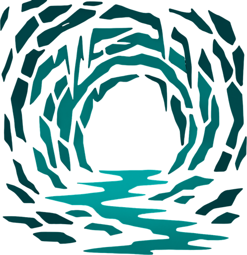 cave.
In-Game asset.  2d.  High contrast.  No shadows