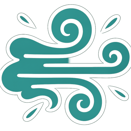 A wind symbol