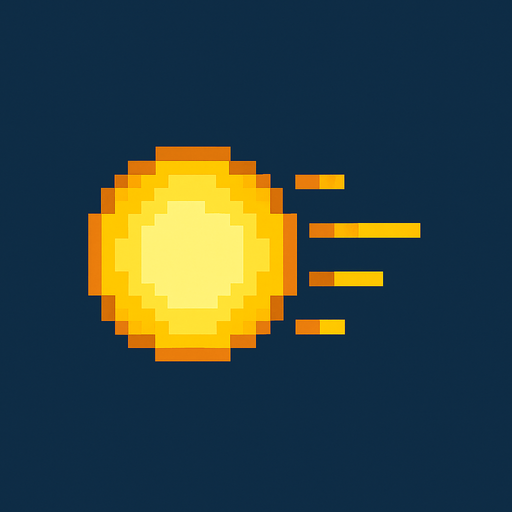 pixelart yellow circular bullet to shoot enemies
In-Game asset.  2d.  High contrast.  No shadows. Pixel art