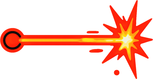 laser beam.
In-Game asset.  2d.  High contrast.  No shadows