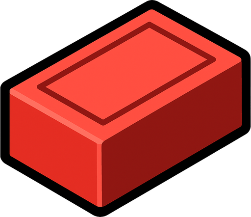 Survivor.io style 2D brick made by HABBY PTE. LTD..
In-Game asset.  2d.  High contrast.  No shadows