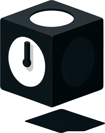 Clock, Nothing else in the image..
Single Game Texture. In-Game asset. 2d. Blank background. High contrast. No shadows.