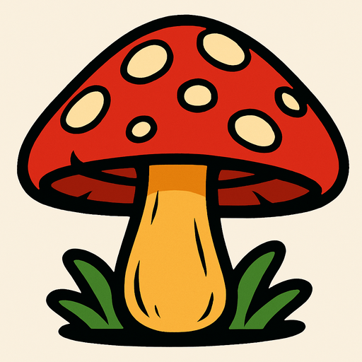 Mantar.
In-Game asset.  2d.  High contrast.  No shadows