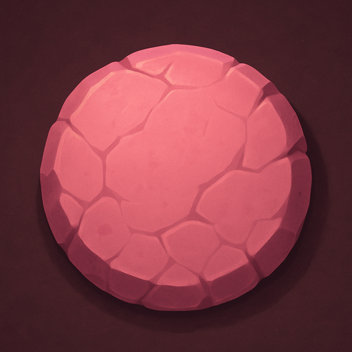 pink stone round.
In-Game asset