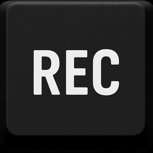 REPLACE ARROW WITH WHITE REC text