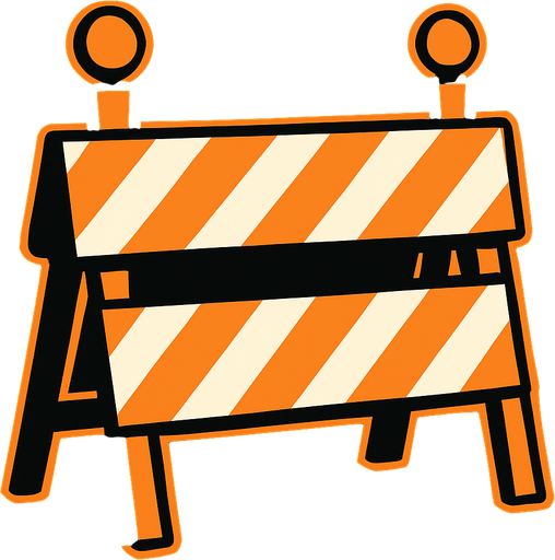 bariyer.
In-Game asset.  2d.  High contrast.  No shadows