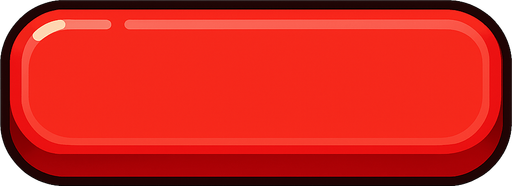 Long Bright red button.
In-Game asset.  2d.  High contrast.  No shadows
