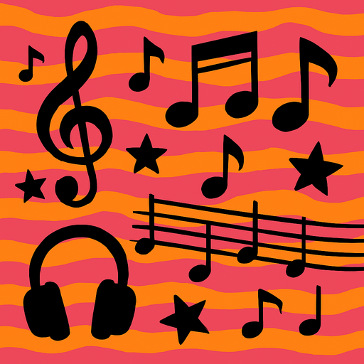 Music back ground.
In-Game asset.  2d.  High contrast.  No shadows