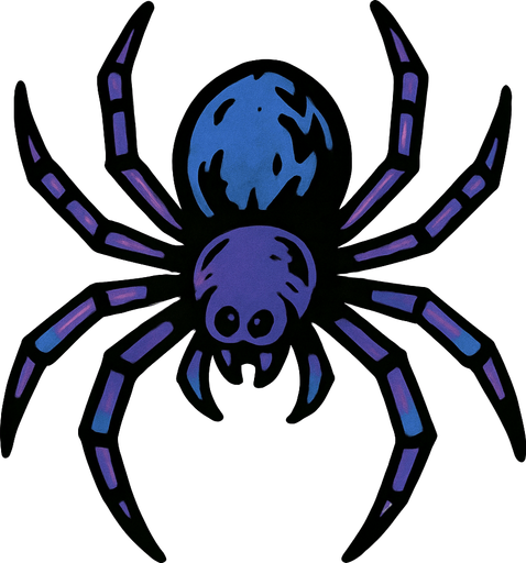 Araignée.
In-Game asset.  2d.  High contrast.  No shadows