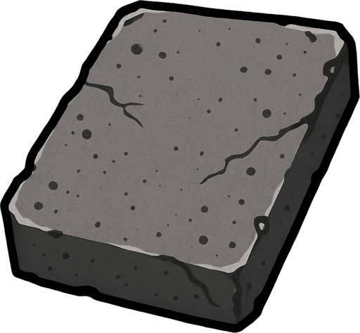 gray cement.
In-Game asset.  2d.  High contrast.  No shadows