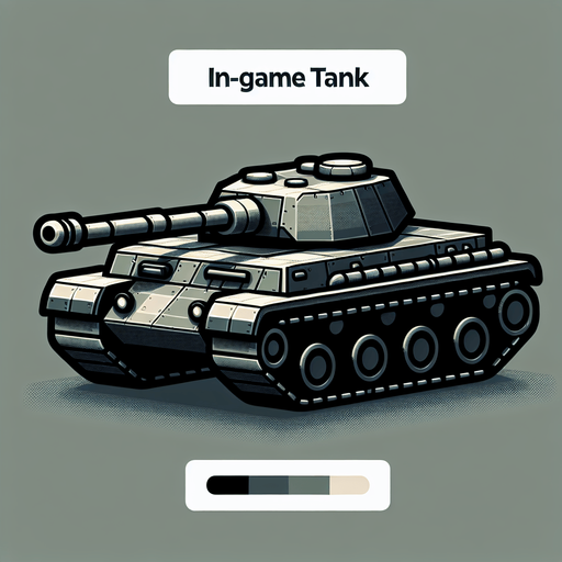 Tanks.
Single Game Texture. In-Game asset. 2d. Blank background. High contrast. No shadows.