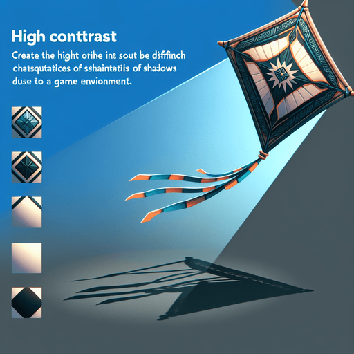 Kite and look like real make this type kite for me.
Single Game Texture. In-Game asset. 3d. Blank background. High contrast. shadows.