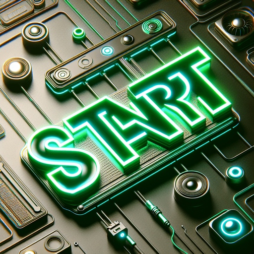 Green “Start” text.
electronic Style