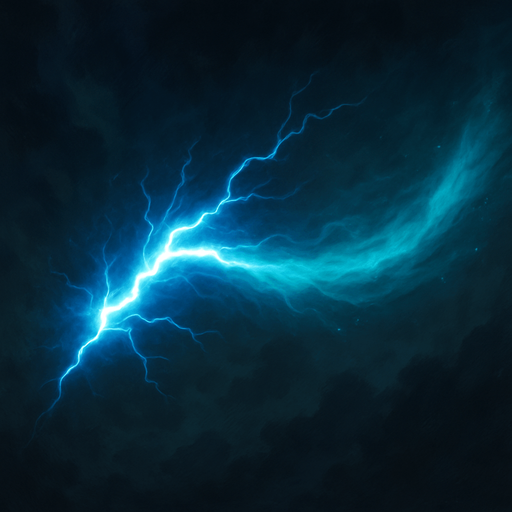 magic bolt traveling in air