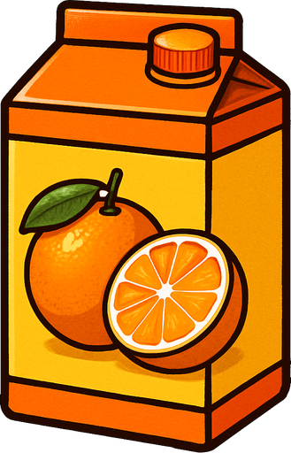 OrangeJuice - Gerçekçi - Yazısız.
In-Game asset.  2d.  High contrast.  No shadows