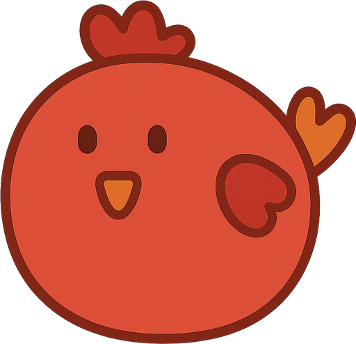 ball chicken red
. No background. Transparent background. Blank background. No shadows. 2d. In-Game asset. flat