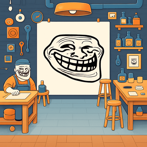 Same sizes with troll face theme