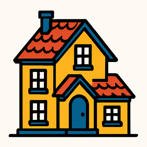 house.
In-Game asset.  2d.  High contrast.  No shadows