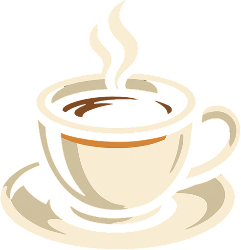 coffe.
In-Game asset.  2d.  High contrast.  No shadows