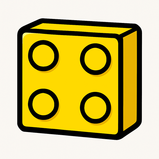 Yellow Block.
In-Game asset.  2d.  High contrast.  No shadows