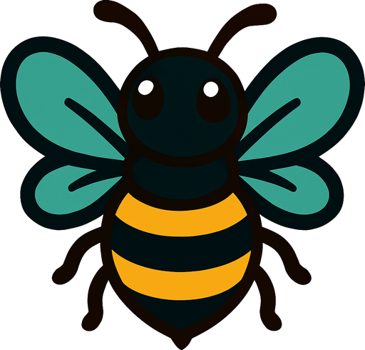Bee.
In-Game asset.  2d.  High contrast.  No shadows
