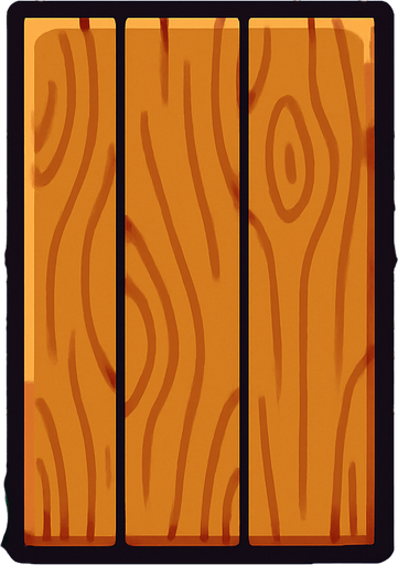 WoodPanel en una sala de conciertos viviente.
In-Game asset.  2d.  High contrast.  No shadows