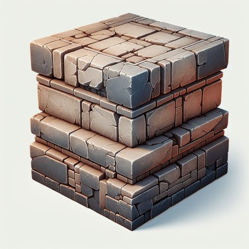 a single platform made of stone 2D front view.
Single Game Texture. In-Game asset. 2d. Blank background. High contrast. No shadows.