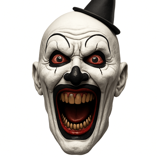 3D Scary face meme "Terrifier3" from the movie, face only
In-Game asset.  3D.  High contrast.  No shadows. face only