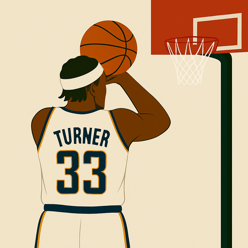 Change picture so his hands are down preparing to shoot